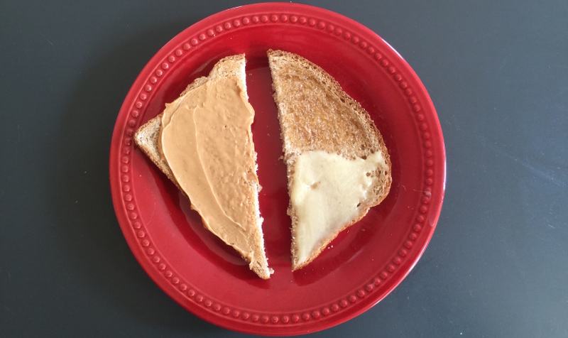 Creamed honey: bottom. Bear honey: top.
